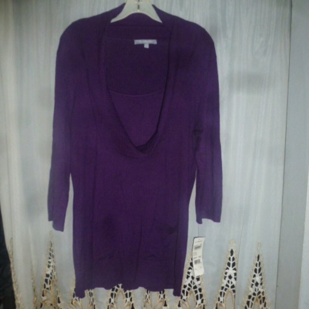 Ny Collection Sweater Tunic new sz XL New